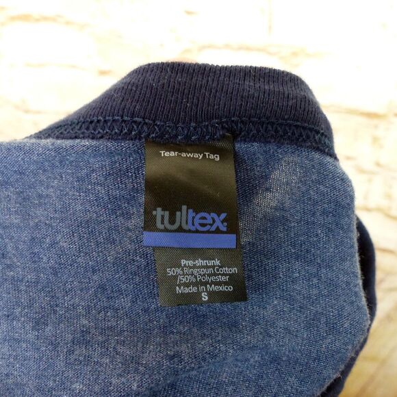 Styx Renegade 2018 Tour Shirt Men S Blue 3/4 Sleeve Raglan Baseball Graphic Tee - Picture 9 of 11